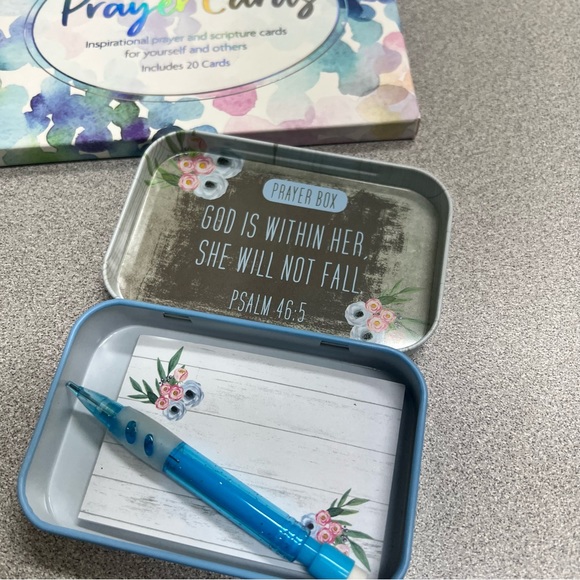 Bible Verse | PRAYER CARDS | Prayer Box with mini pad & pencil - Picture 6 of 8